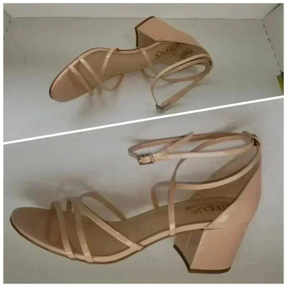 Circus by sam elderman Chunky heel ankle strap san - Picture 1 of 8